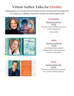 Virtual Author Talk: Virtual Author Talk: